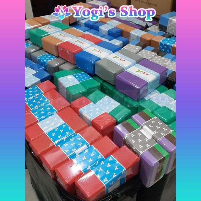 Gạch Tập Yoga NA | Block Dày 10cm (23.5x15.5x10.5 cm), Nhiều màu