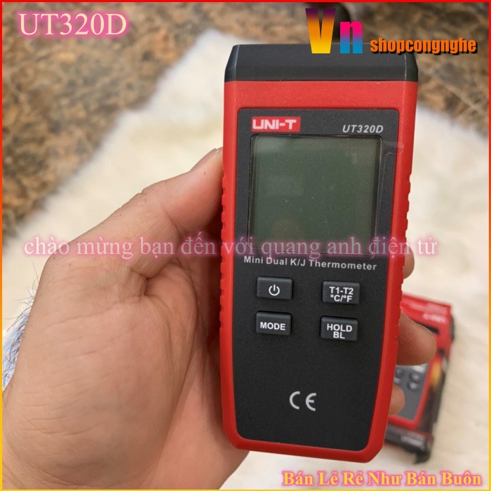 Nhiệt Kế Uni-T Ut320D Mini Với Màn Hình Lcd Hiển Thị Tiện Dụng