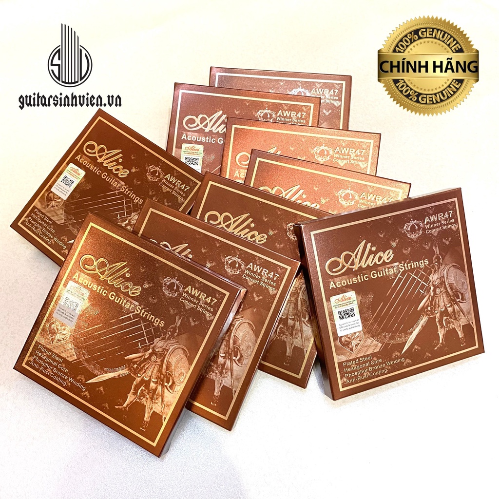 DÂY ĐÀN ALICE AWR47 CAO CẤP CHÍNH HÃNG - DÂY ĐÀN GUITAR ALICE CHÍNH HÃNG