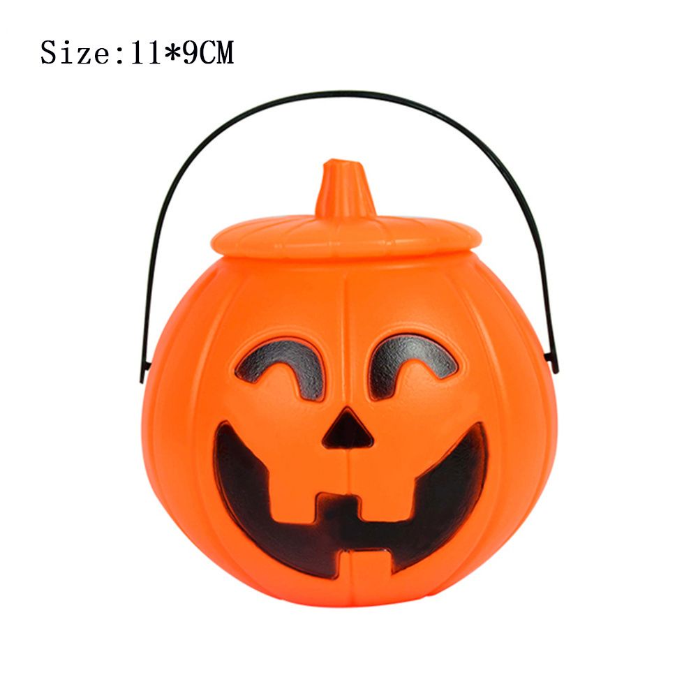 Daphne Hộp Đựng Kẹo Bằng Nhựa Hình Bí Ngô Dùng Trang Trí Halloween
