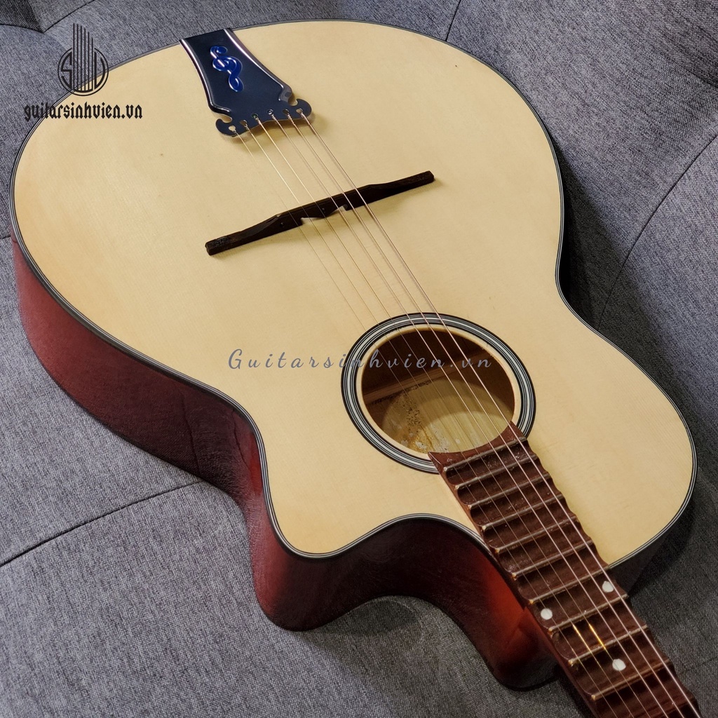 Đàn Guitar Tân Cổ Phím Lõm Chất Lượng - Tặng Kèm Bao Đựng Đàn - Giá Rẻ Chính Hãng TC1 - Guitar Sinh Viên