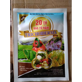 Chế phẩm trichoderma 20 tỷ bào tử nấm gói 100gr