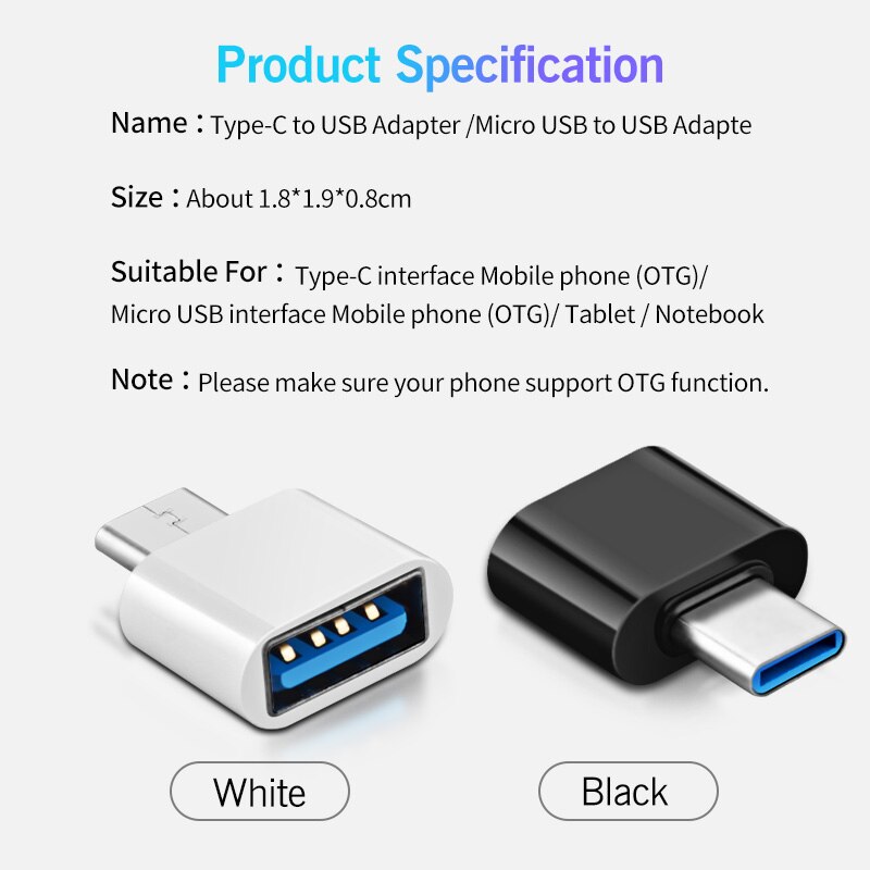 Cáp Chuyển Đổi USB 3.0 Loại C Đầu Đực Sang USB Cái Cho Xiaomi Mi5 Mi6 Loại C USB-C