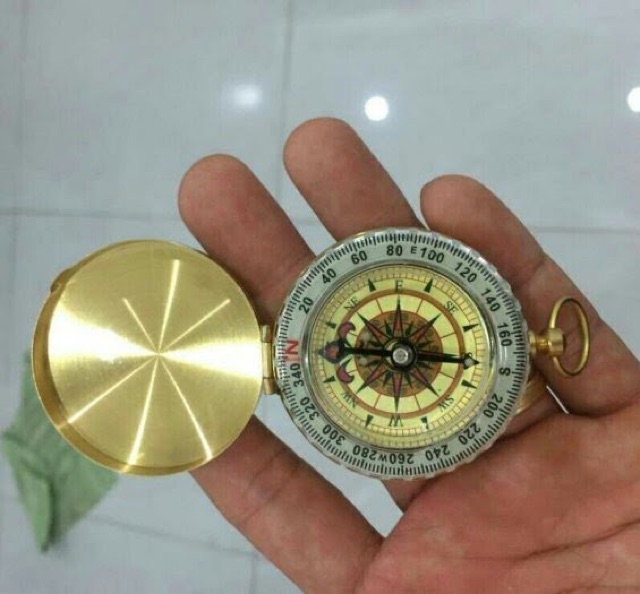 LA BÀN ĐỒNG THAU COMPASS- 000120