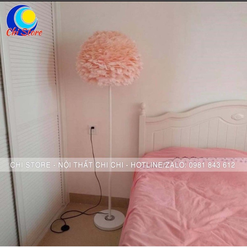 Đèn Cây Lông Vũ Hình Đám Mây Sang Chảnh, Đèn Trang Trí Chụp Hình Siêu Xinh