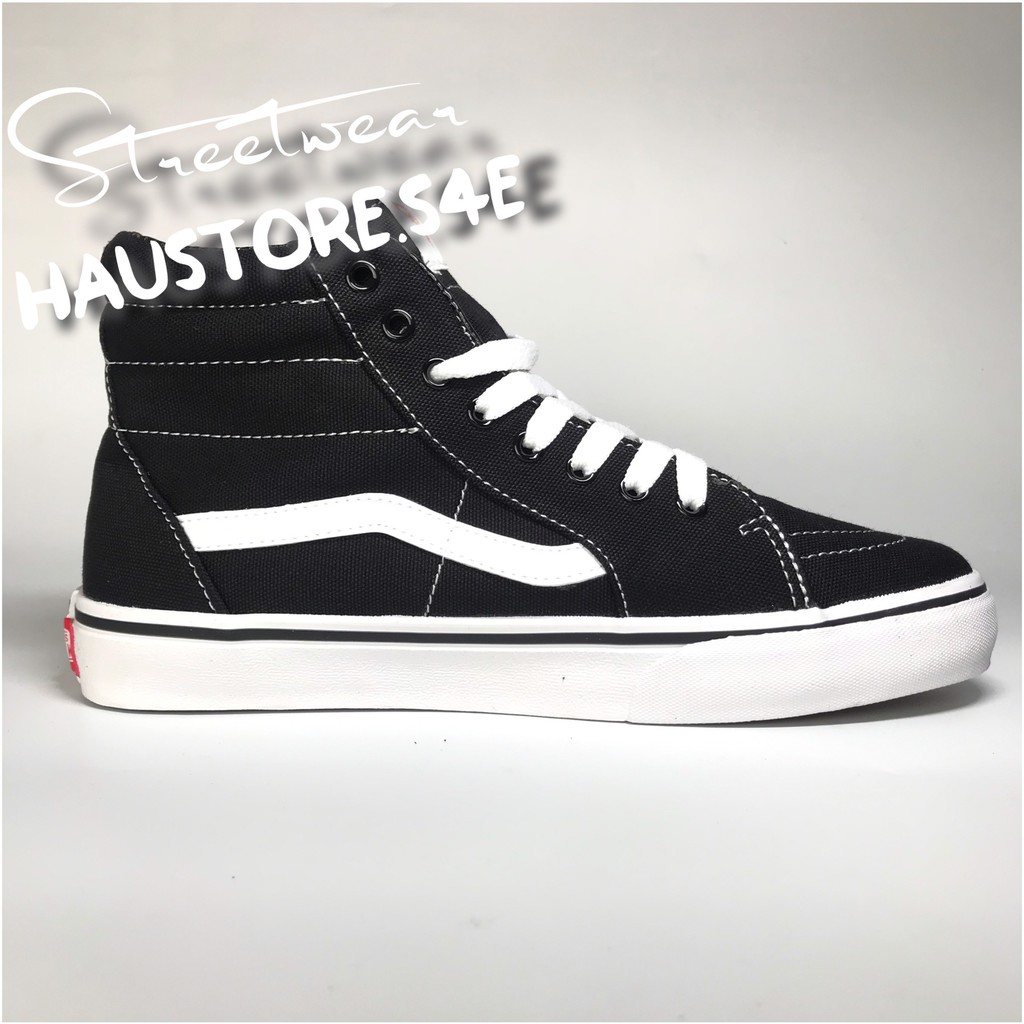 Giày V SK8 OLD School Cao Cổ Đen full Box,tag tặng dây V |Ảnh thật,vidieo thật - Freeship|