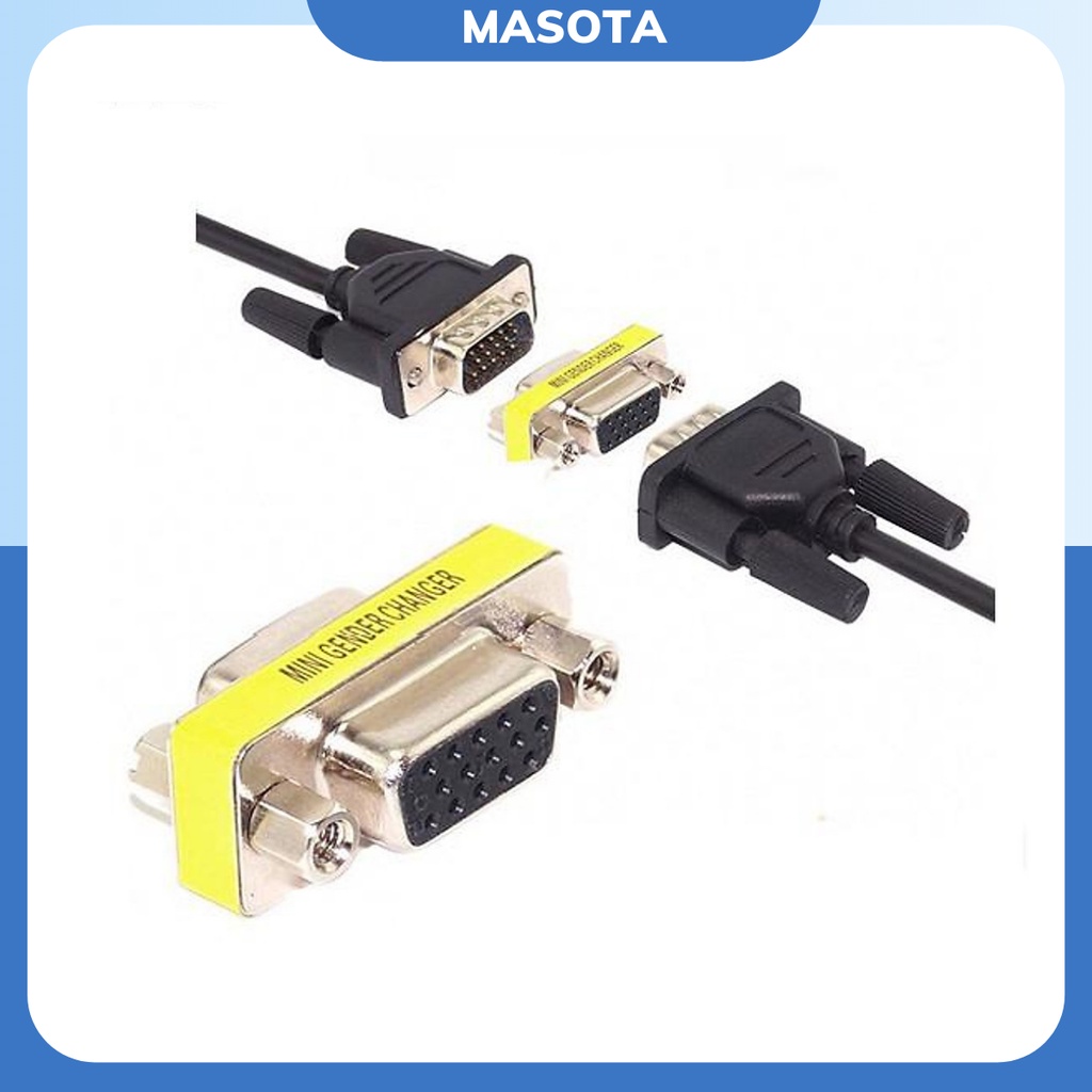 Đầu nối vga kéo dài hai đầu âm hàng chuẩn chất lượng DNVGA