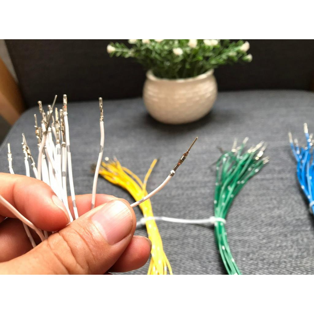 Đầu cos của giắc ECU , smarkey.... bấm sẵn dây dài 20 cm bằng kềm bấm cos chuẩn