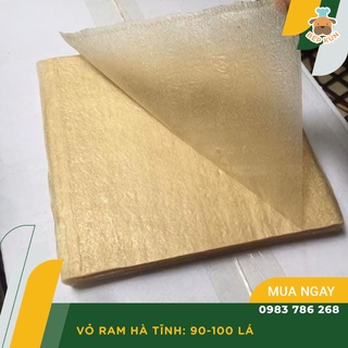 Vỏ Ram Hà Tĩnh Tệp 90-100 Lá Loại 1 Túi Hút Chân Không
