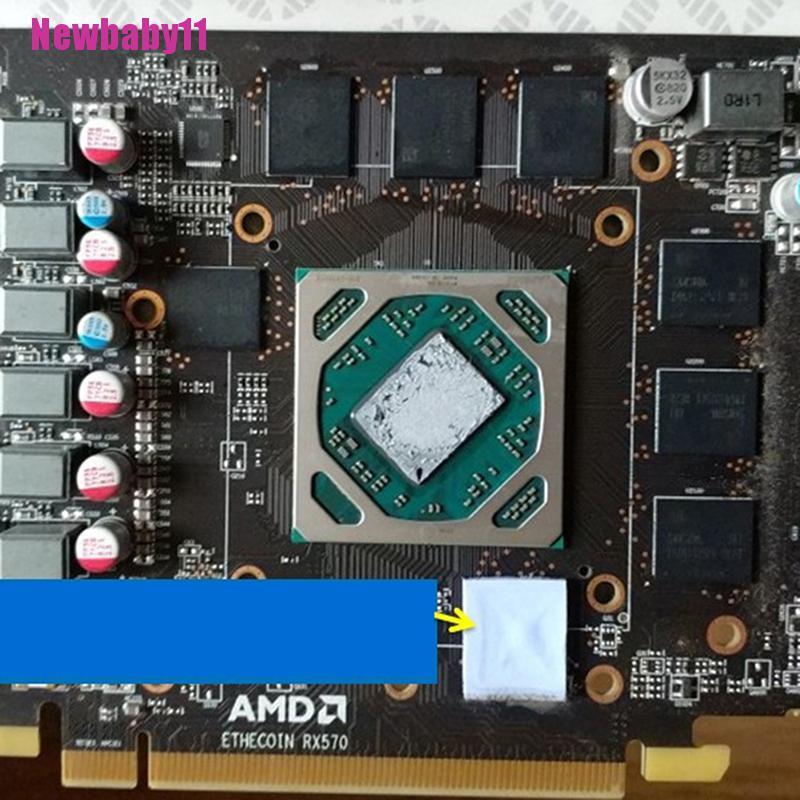 1 Tấm Tản Nhiệt CPU GPU Bằng Silicone Chất Lượng Cao