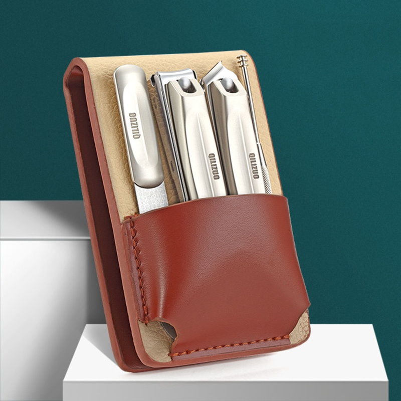 Bộ Dụng Cụ Chăm Sóc Móng Chuyên Nghiệp Bằng Thép Không Gỉ Kèm Túi Đựng