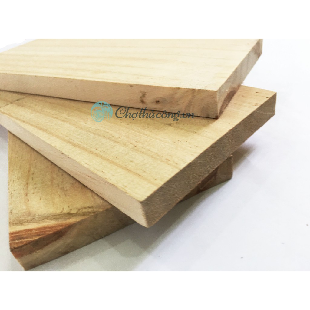 Combo 2 Kệ gỗ treo tường - thanh gỗ thông làm kệ - bảng gỗ trang trí làm handmade khoan lỗ theo yêu cầu KT 30cm