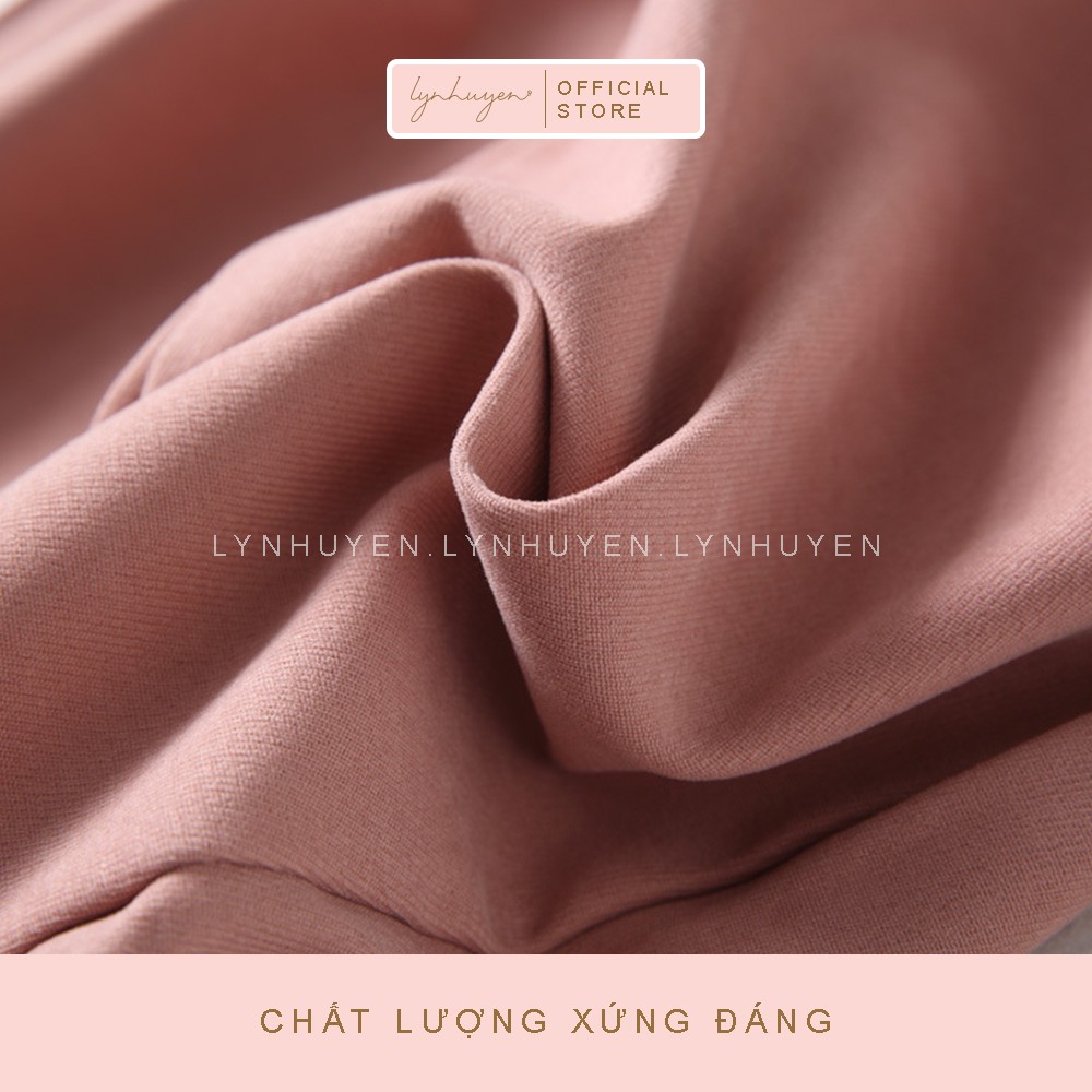 Quần Ống Rộng Suông Nữ Lưng Cao Lynhuyen - 2 Màu - Q009