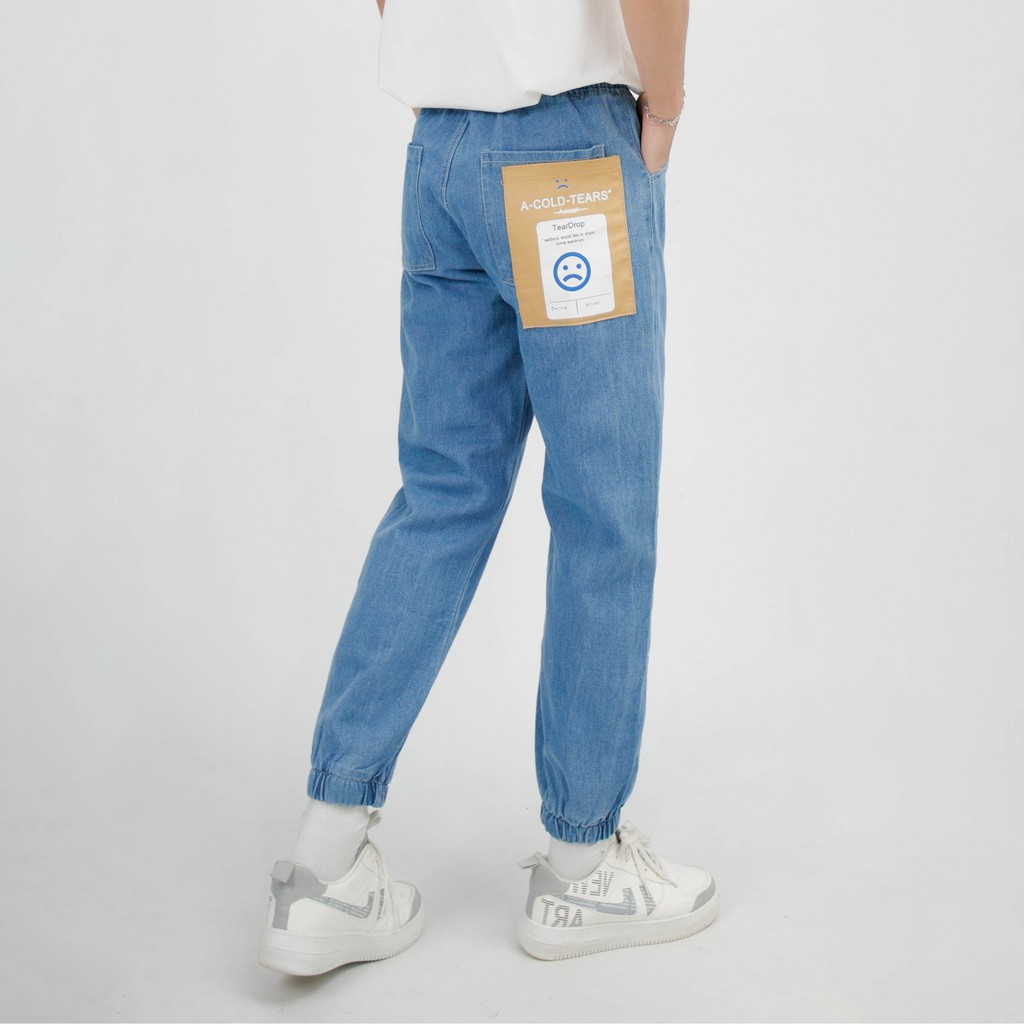 Quần Jean Jogger Nam MANDO Vải Bò Cao Cấp Họa Tiết Hình Mặt Cười Form Baggy Rộng Basic Unisex Thời Trang Hàn Quốc QJN042 | BigBuy360 - bigbuy360.vn