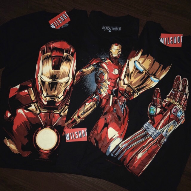 IRON MAN - ÁO MARVEL IN 3D - ÁO THUN UNISEX  - SIÊU ANH HÙNG