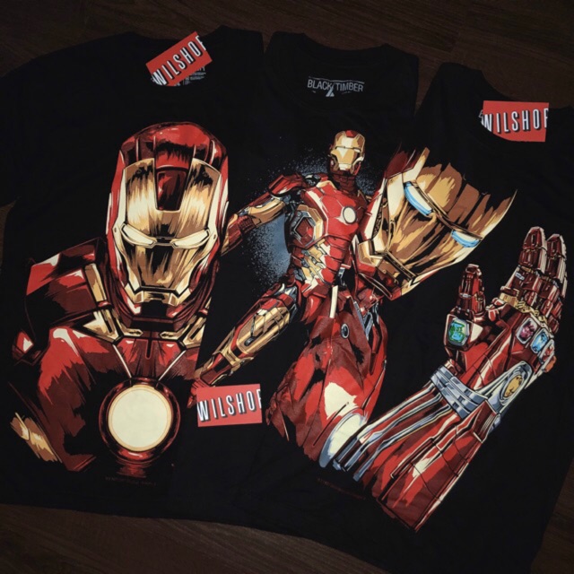 (M, L, XL) IRON MAN - ÁO MARVEL IN 3D - ÁO THUN UNISEX (IRONMAN) - SIÊU ANH HÙNG