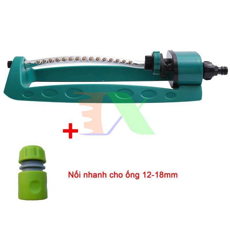 Bộ tưới đảo cánh 360° HBS-8211, Bộ tưới 15 lỗ, Kèm đầu nối nhanh