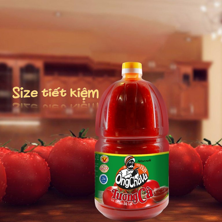 Tương Cà Ông Chà Và 2.1kg (Tomato Ketchup Ong Cha Va 2.1kg)