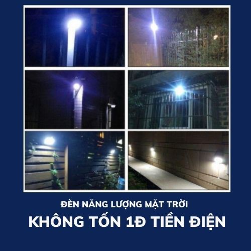 Đèn cảm biến năng lượng mặt trời 100 Led siêu sáng chống nước HVS15 | BigBuy360 - bigbuy360.vn