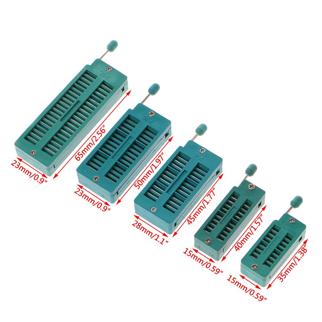 Chân cắm IC chất lượng cao loại 16 20 24 28 40 p 2.54mm