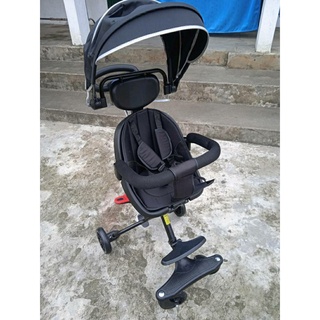 Xe đẩy đi dạo gấp gọn 4 bánh 2 chiều