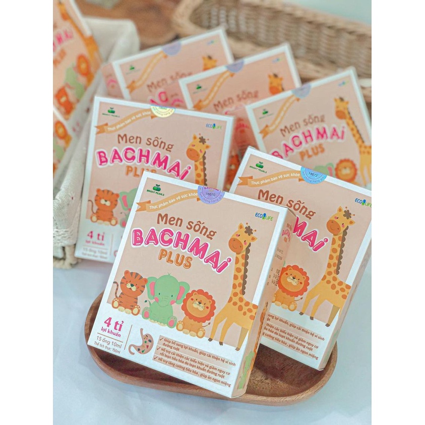 Men sống Bạch Mai Plus 4 tỉ lợi khuẩn - Shop Khang Baby
