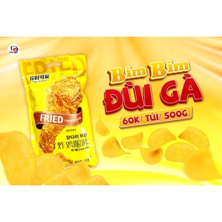 Snack bim bim đùi gà siêu to khổng lồ gói 500g