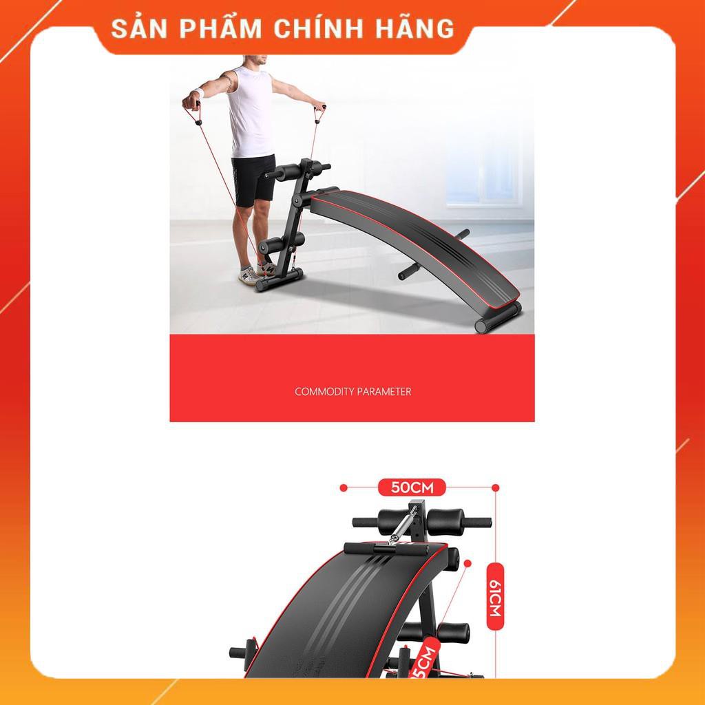 Ghế tập thể dục cong cao cấp, đa chức năng, tập bụng, tập lưng, tập tay, kéo dây, ghế tập gym kết hợp massage