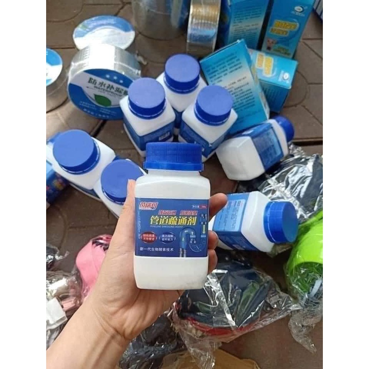 Bột Thông Cống Nắp Xanh Hiệu Quả, Hoàn Toàn Không Gây Hư Hại Tới Hệ Thống Đường Ống