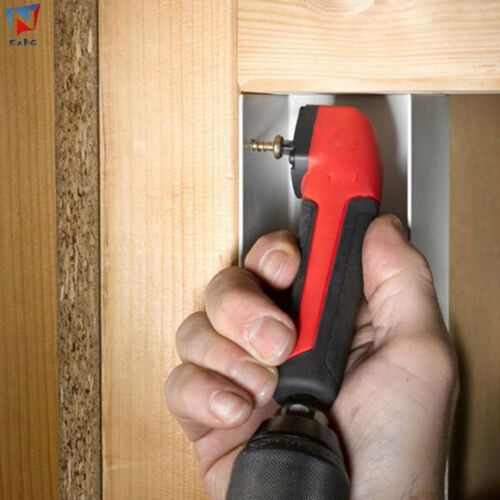 Đầu Chuyển Đổi Mũi Khoan Góc Phải Ngăn Chặn Va Chạm Cho Máy Khoan 1/4 Inch