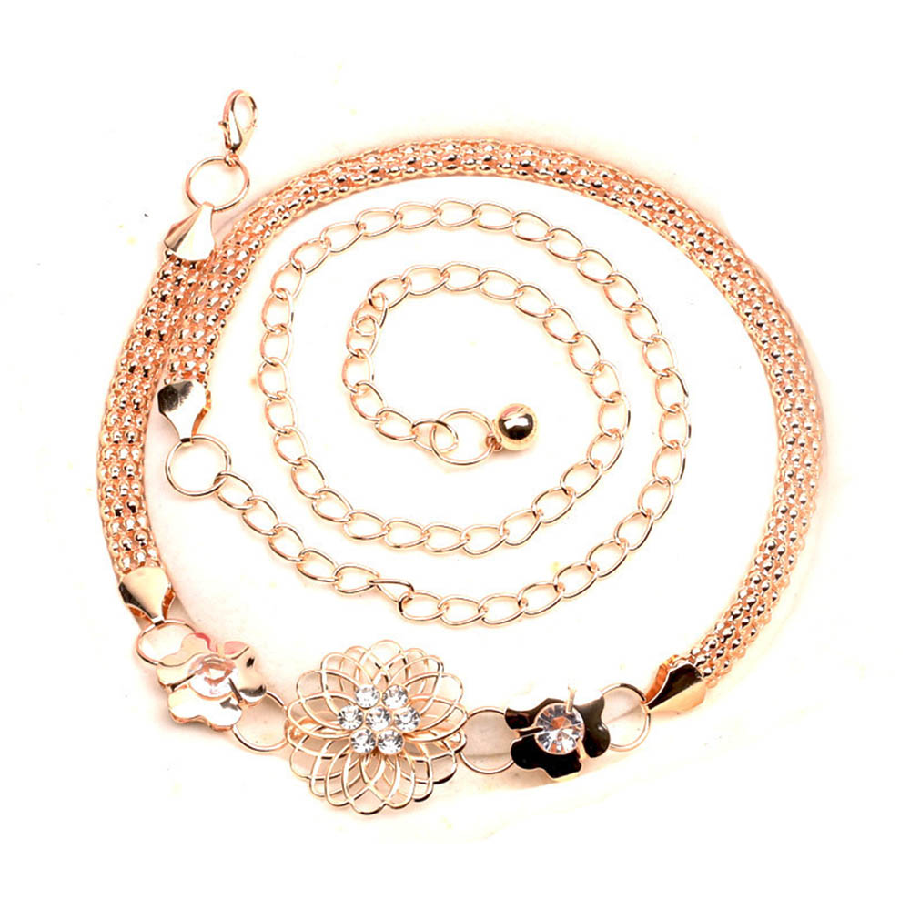 Dây Nịt Cơ Thể Chất Liệu Kim Loại Thời Trang Sang Trọng Cho Nữ