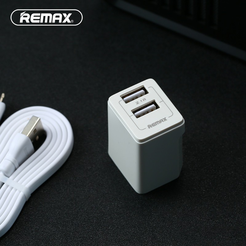 Bộ Cốc sạc và Cáp sạc Remax Elite Set RP-U28II 2.1A-3 chân sạc/Micro-USB/Type-C (Trắng)