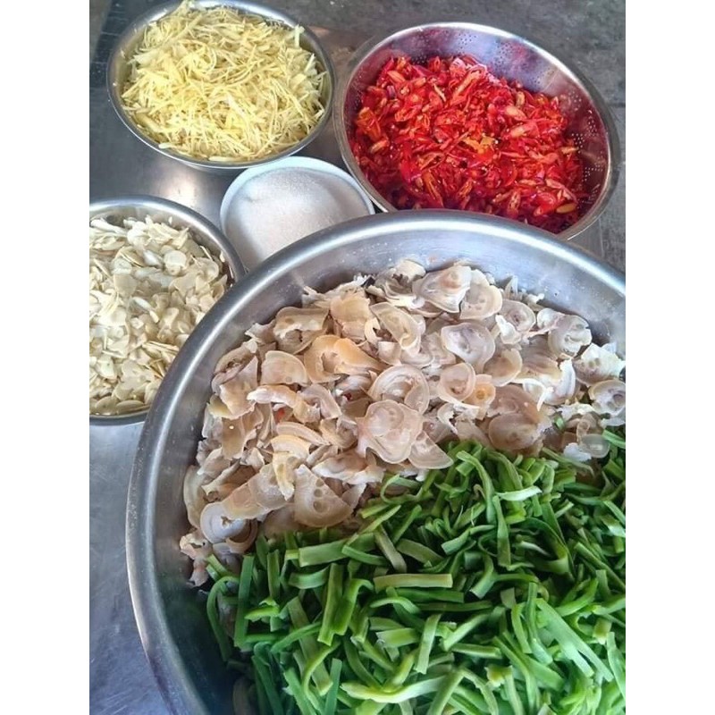 gân bò/bắp bò ngâm rau tiến vua ~1kg(loại l)ko độn mũi máDTFoods(CHUYÊN SỈ)