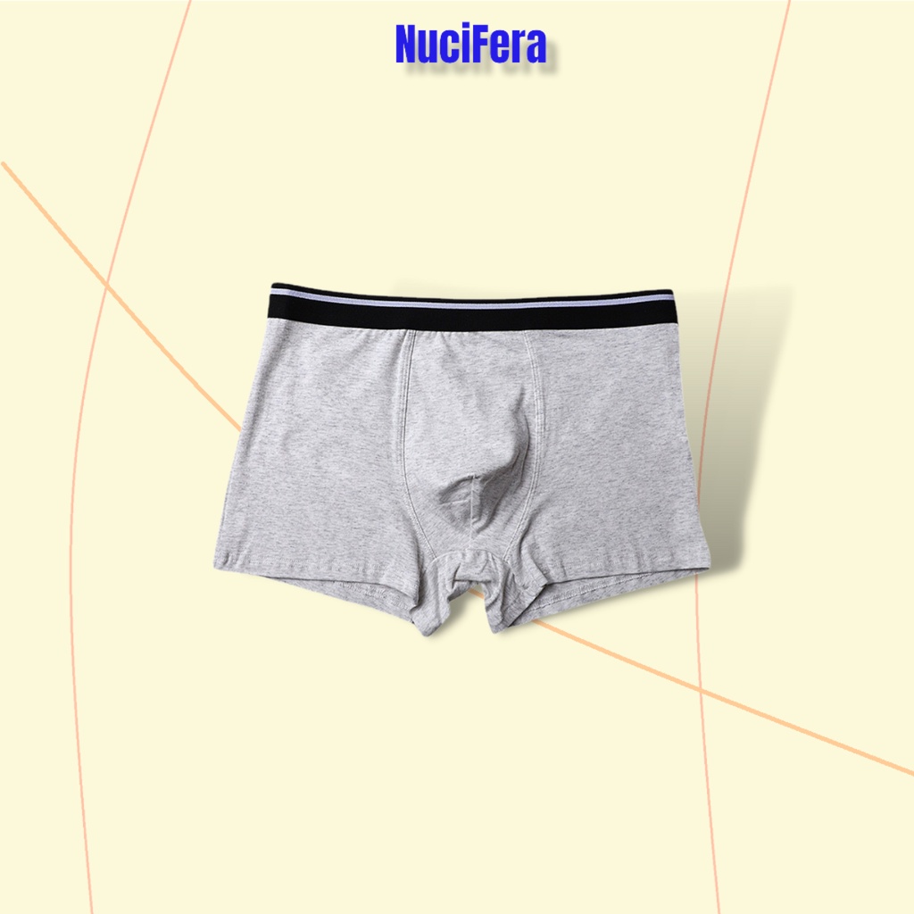 Quần lót nam boxer sịp đùi nam NuciFera X9 chất cotton dày dặn thoáng mát gu lịch lãm