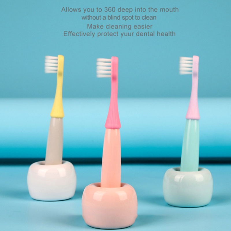 Set 3 Bàn Chải Đánh Răng Lông Mềm Cao Cấp Cho Bé