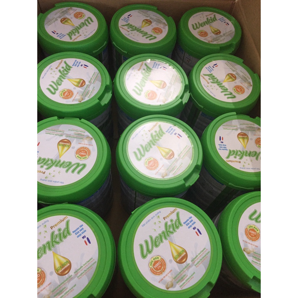 Hộp Sữa bột WENKID Hộp Thiếc 900g - Bổ Sung Dinh Dưỡng, Tăng Chiều Cao, Cân Nặng Cho Bé