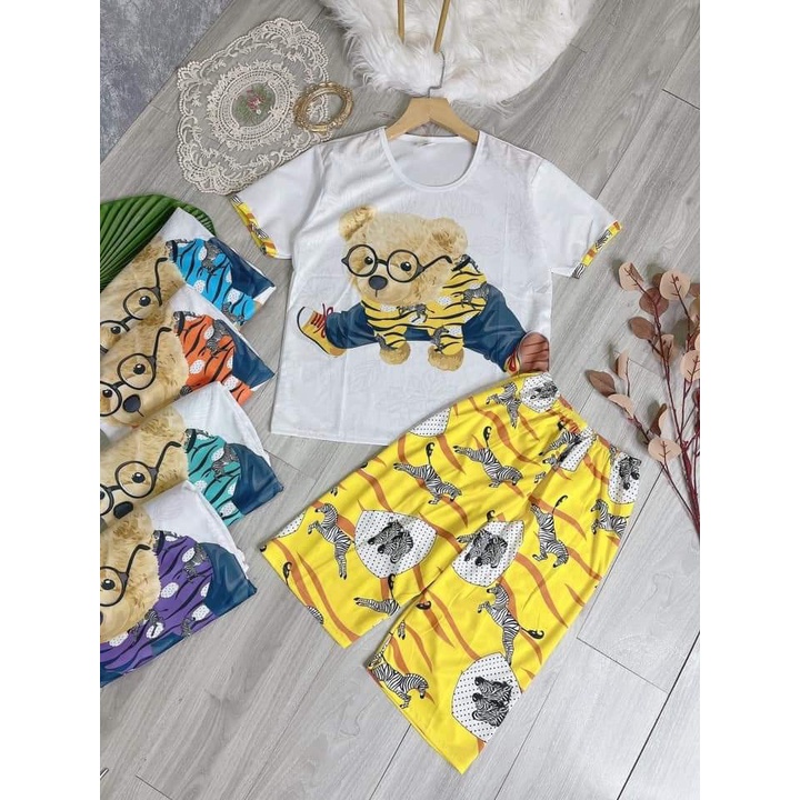 bộ đồ lửng bò sữa chất vải cotton freesize 52ki đổ lại | BigBuy360 - bigbuy360.vn
