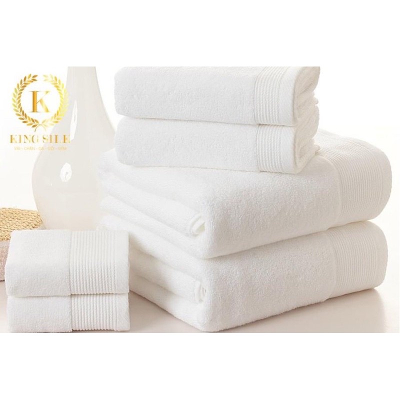 ❌Khăn Tắm KingSilk❌Khăn tắm Khách Sạn Cao Cấp-100% Sợi Cotton mềm mịn thấm hút cực kì tốt