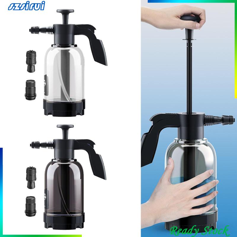 [szsirui] Bình Xịt Bọt Tuyết Rửa Xe Hơi Cầm Tay Áp Suất Đơn Đa Năng 68oz