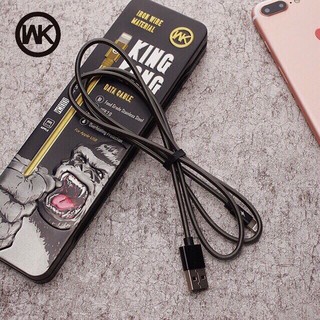 Cáp sạc nhanh king kong,dây sạc chống dối gẫy đứt iphone ipad samsung | bọc thép chống đứt gãy