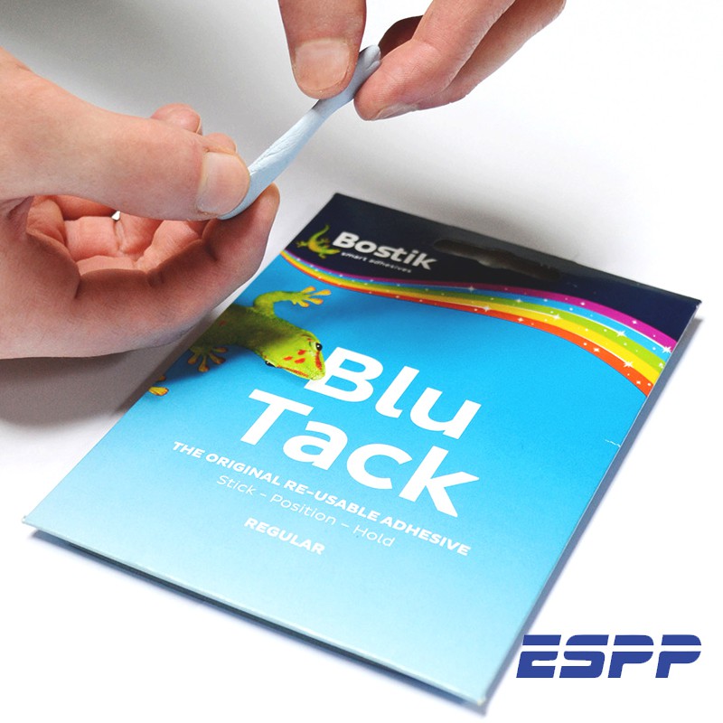 Đất sét dán dính Poster Blutack (Orginal/White/Colour) - 45g/75g - Bostik