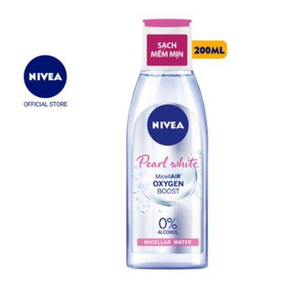 Nước tẩy trang NIVEA làm sáng da Pearl White Micellar Water (200ml)