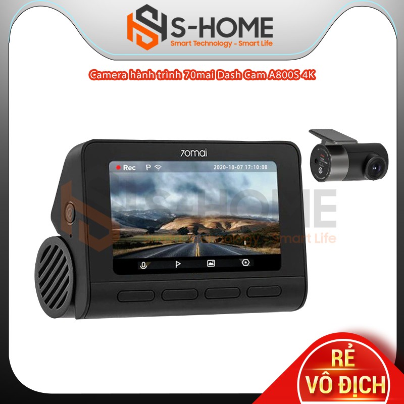[Bản Quốc tế] Camera hành trình 70mai Dash Cam A800S 4K / 70mai A500S / 70mai A400