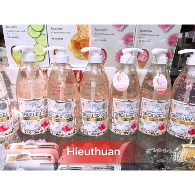 Sữa tắm thơm mịn trắng da cánh hoa Jojoba Newmoon