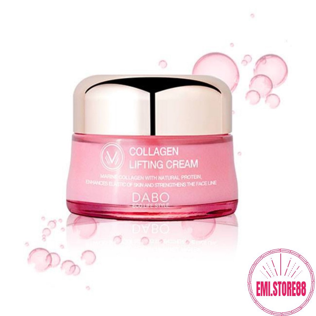 Kem Dưỡng Da Collagen cao cấp - DABO Collagen Lifting Cream Nâng cơ da, Tái tạo &amp; Chống lão hóa, Mờ nếp nhăn, Trắng da