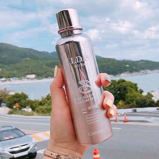 Tinh Chất Tế Bào Gốc Dưỡng Da 4in1 ELDAS AURA SHINE GOLD PREMIUM PEPTIDE ALL IN ONE 100ml