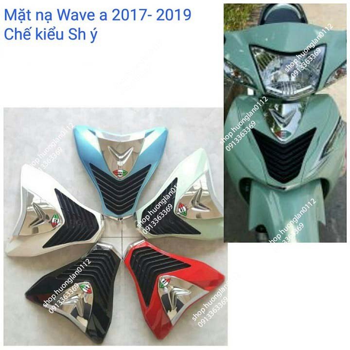 ( Hàng Chất, giá tốt ) Mặt nạ Wave a 2017-2018 độ kiểu SH ý các màu