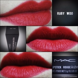 Son Mac Ruby Woo  Auth Full hóa đơn nhập