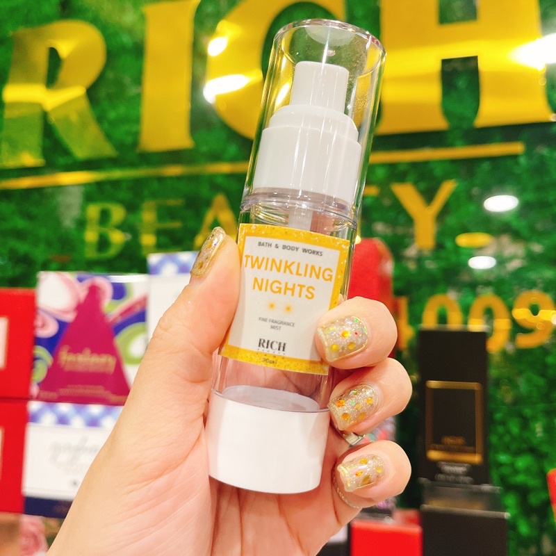 TWINKLING NIGHTS - Xịt Thơm Toàn Thân Body Mist Bath &amp; Body Works