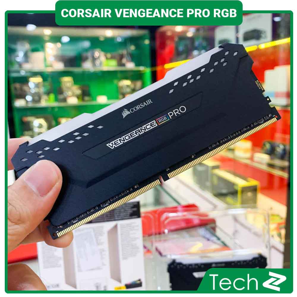RAM Desktop CORSAIR Vengeance PRO RGB (CMW16GX4M2D3000C16) 16GB (2x8GB) / 32GB (2x16GB) DDR4 3000MHz